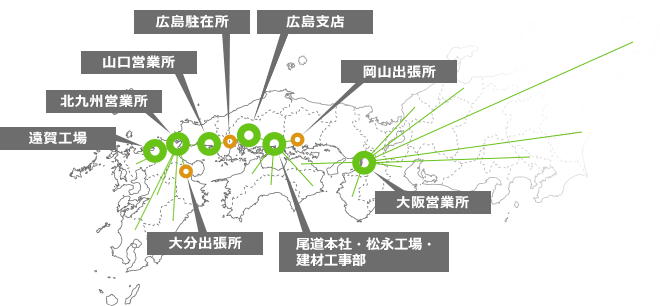 日工 各営業所・出張所一覧