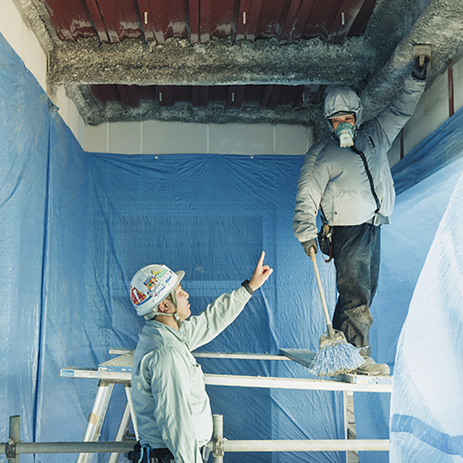 直営工事の施工例